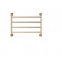 Lillian Heated Towel Rail, 600 x 458mm, Urban Brass 4 Bars